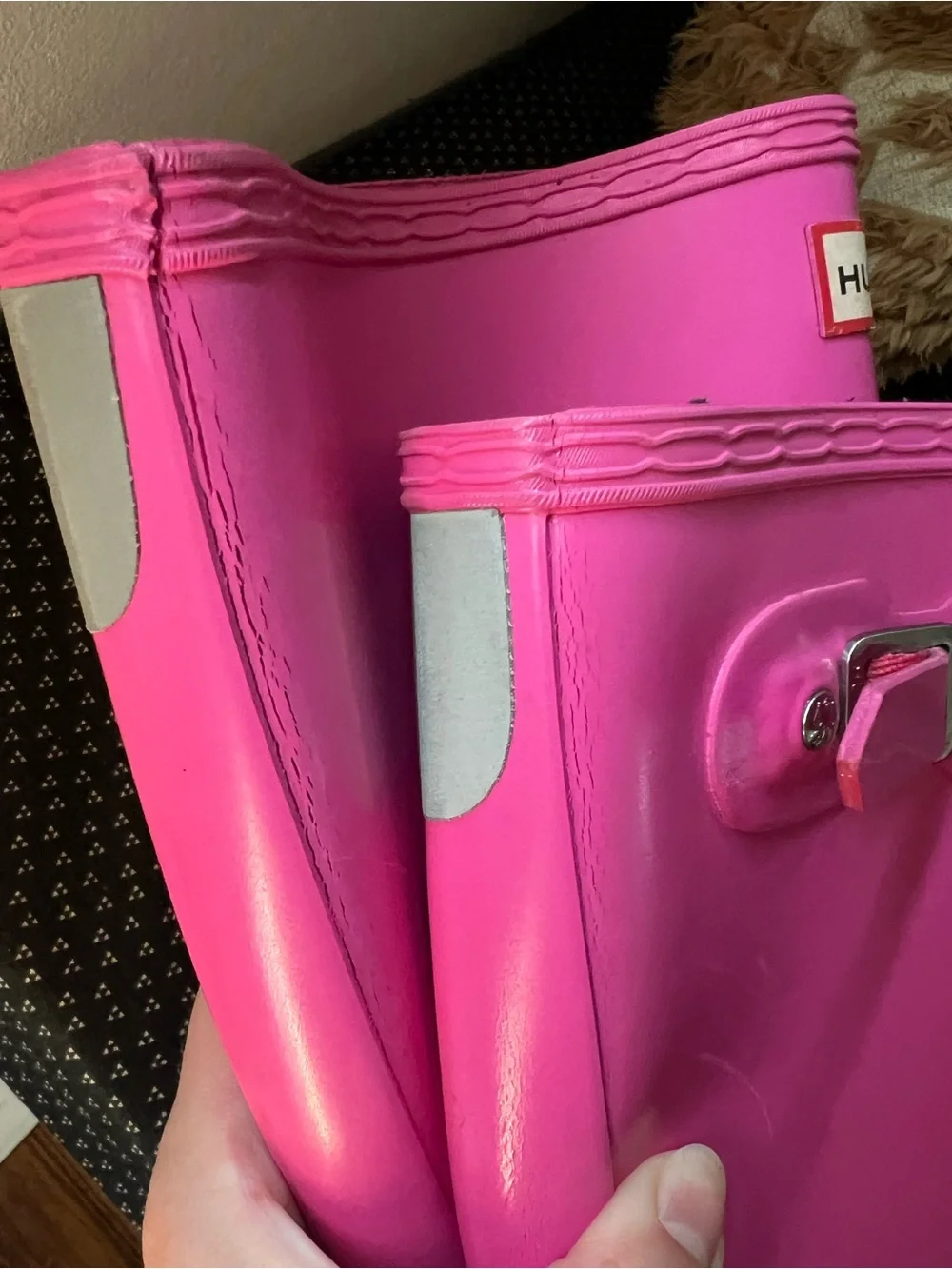Pink Hunter Rain Boots